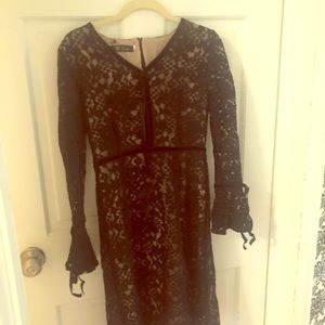 Black lace party dress - NWT